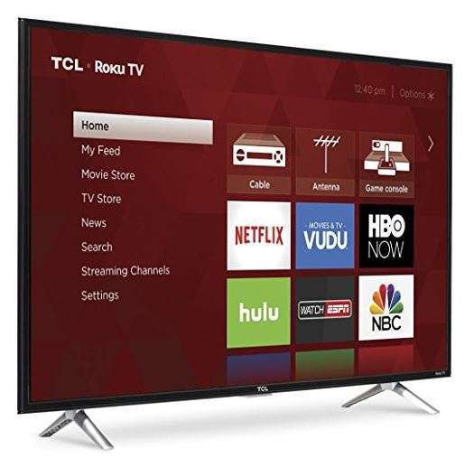 TCL 43” 1080p Roku Smart LED TV