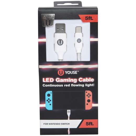 U-Youse 5ft. USB Type-C LED Gaming Cable