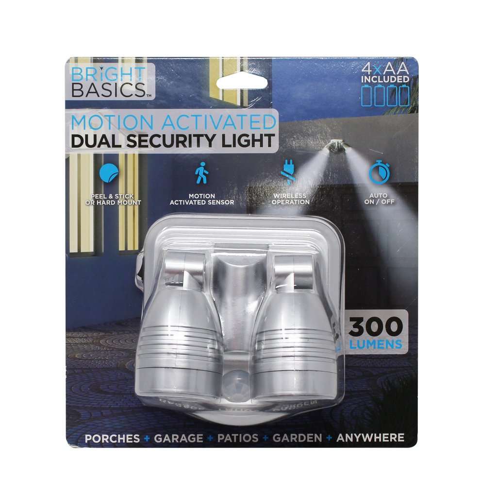 Bright Basics Motion Activated Dual Security Light