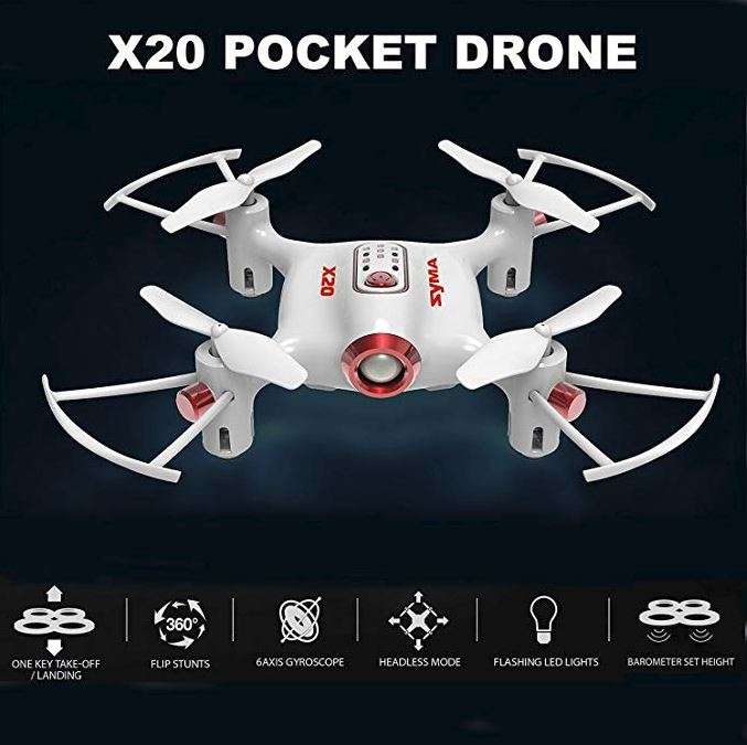 Cheering Syma X20 Pocket Drone
