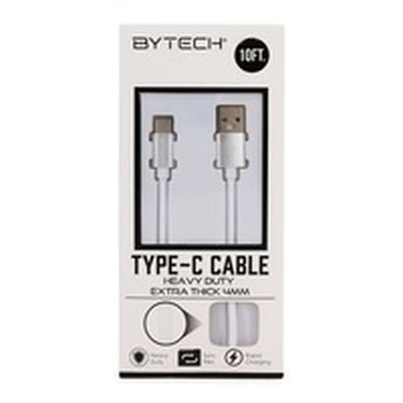 Bytech 10ft Type-C Heavy Duty Extra Thick 4mm