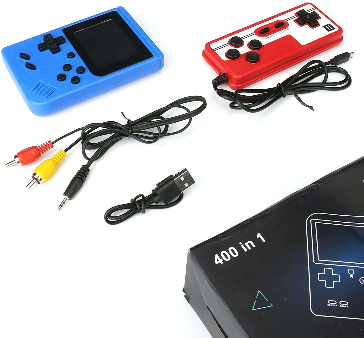 Portable Retro Video Game Console with 500 Classic FC Games