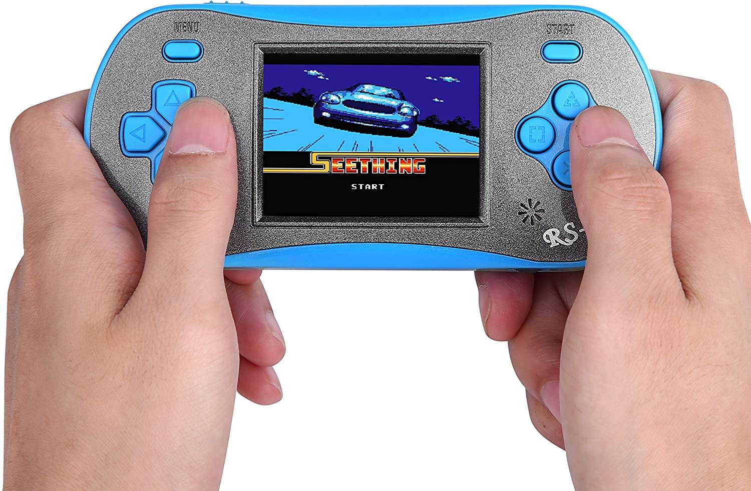 FAMILY POCKET RS16 Portable Classic Game Controller(BLUE) Built-in 260 Game