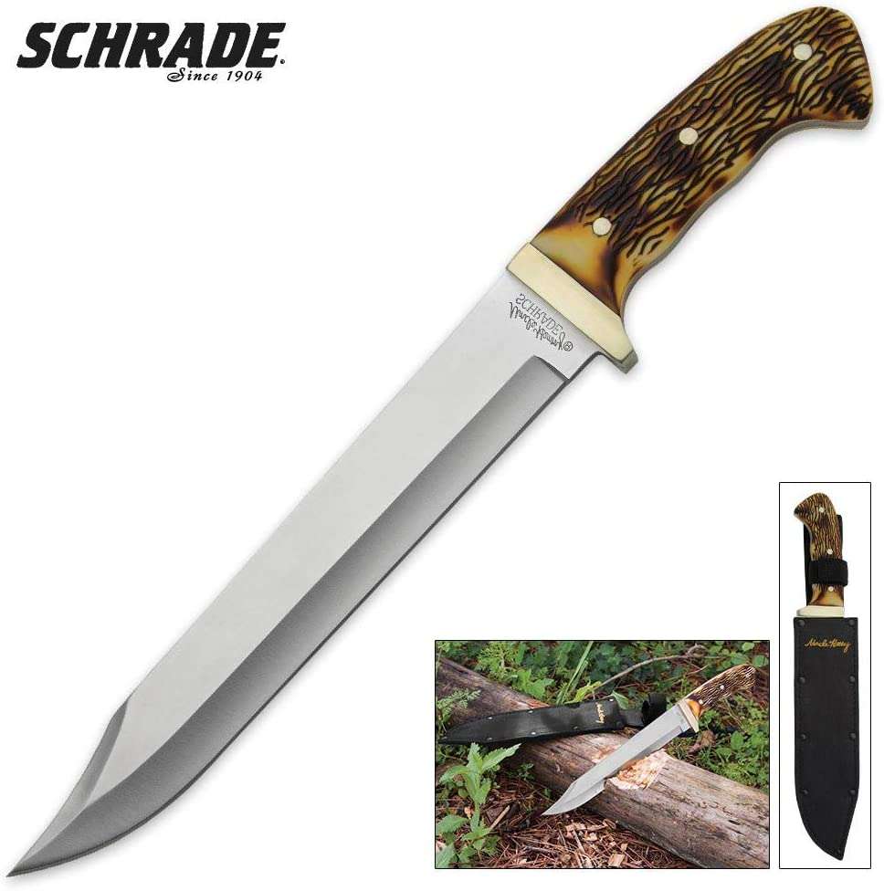 Uncle Henry Bowie Fixed Blade Knife