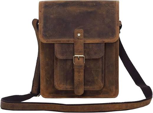 Komal’s Passion Leather Leather satchel Ipad Messenger Bag