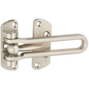 National Hardware Door Security Guard - Satin Nickel