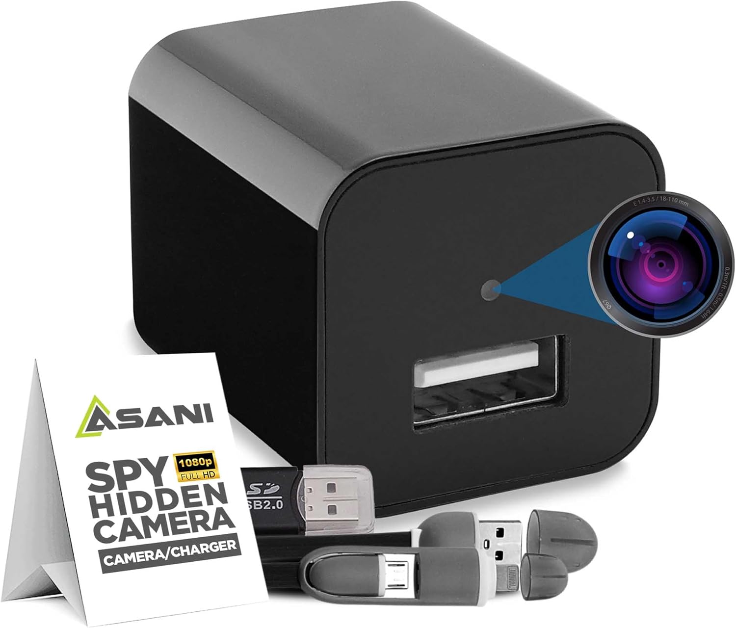 Divine Eagle Hidden Spy Camera USB Charger