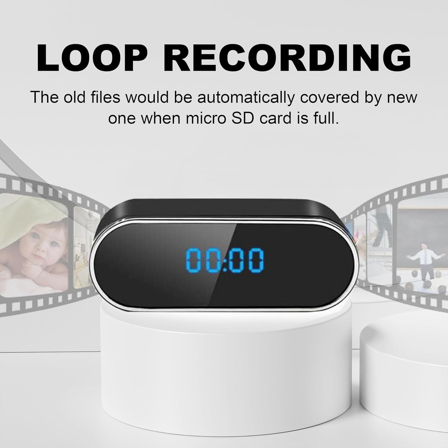 HD Wi-Fi Clock Camera