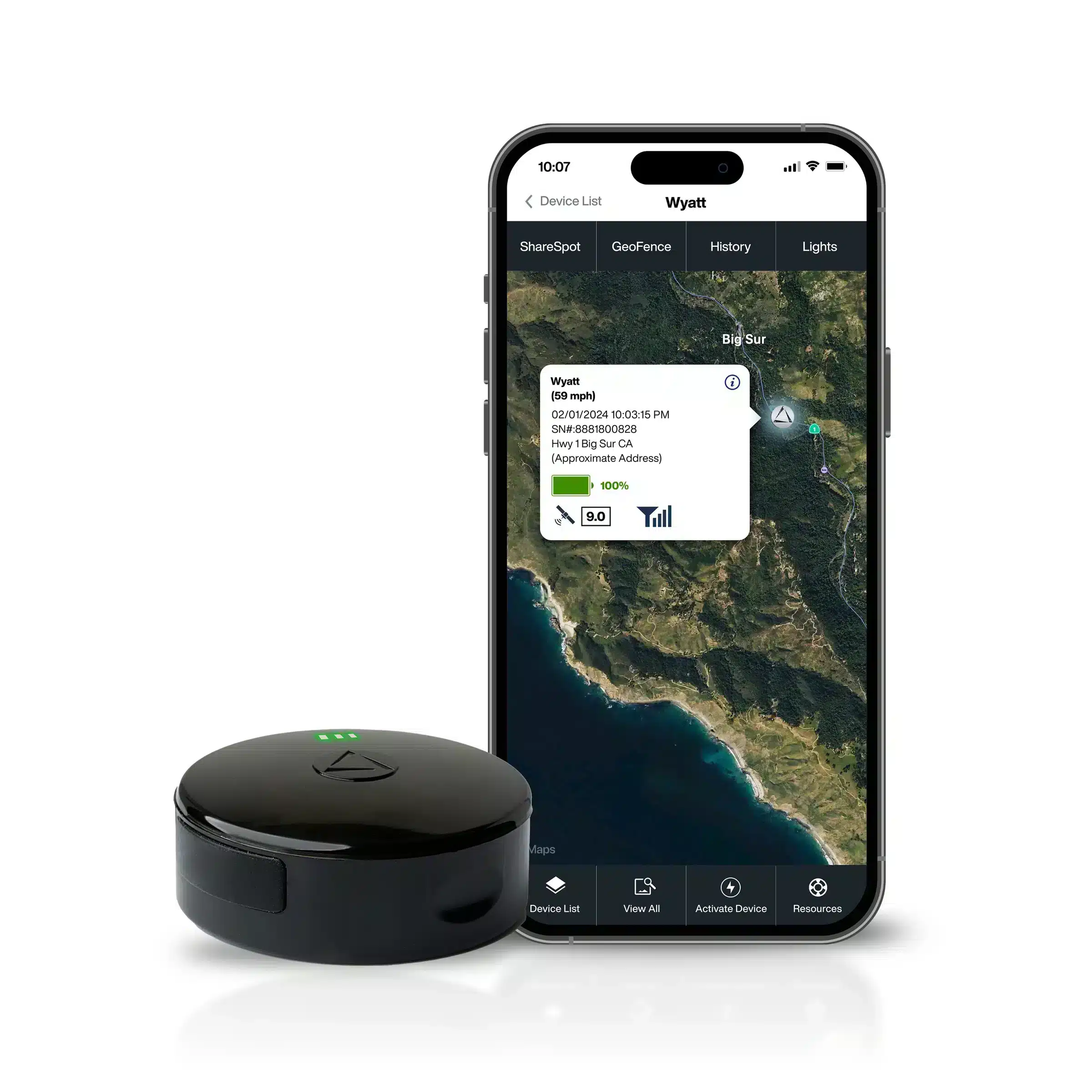 Land Air Sea 54 GPS Tracker with 1 Year Included