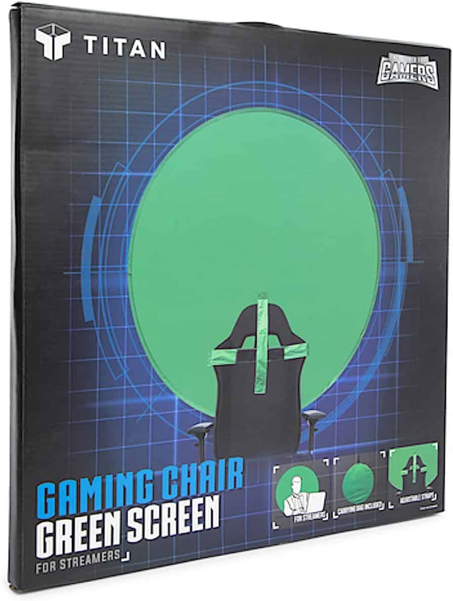 TITAN Gaming Chair Green Screen