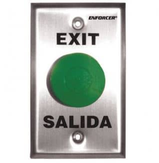 Enforcer Push to Exit Plate Button