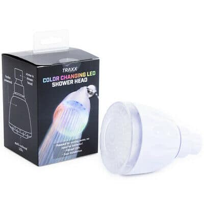 Traxx Colour Changing LED Shower Head