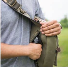 Canvas Carry Sling Pack