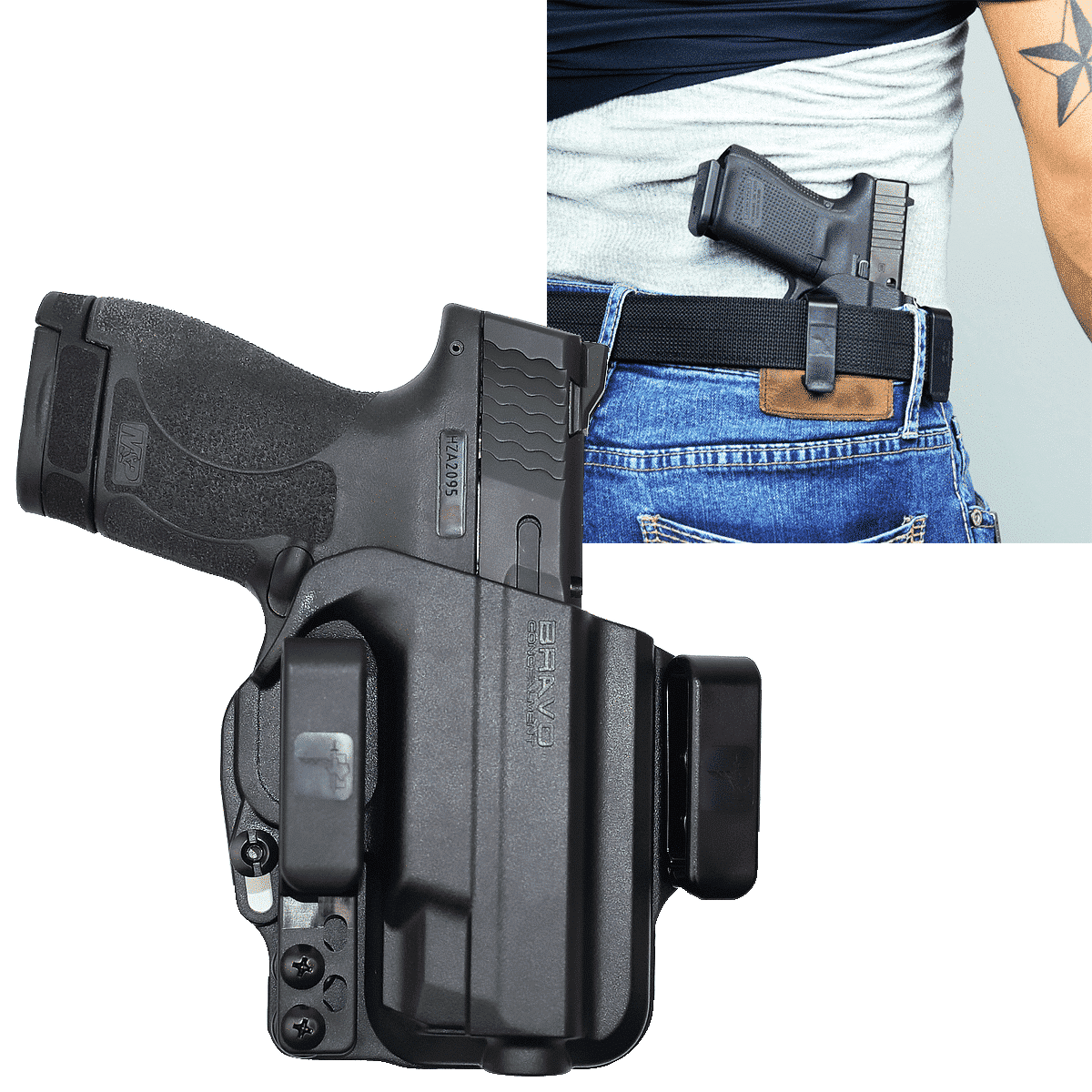Bravo Concealment Holster S&W Shield(IWB)Right