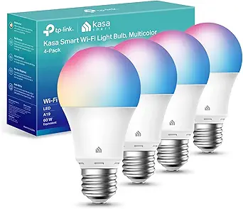 Kasa Smart Light Bulbs - Colourful