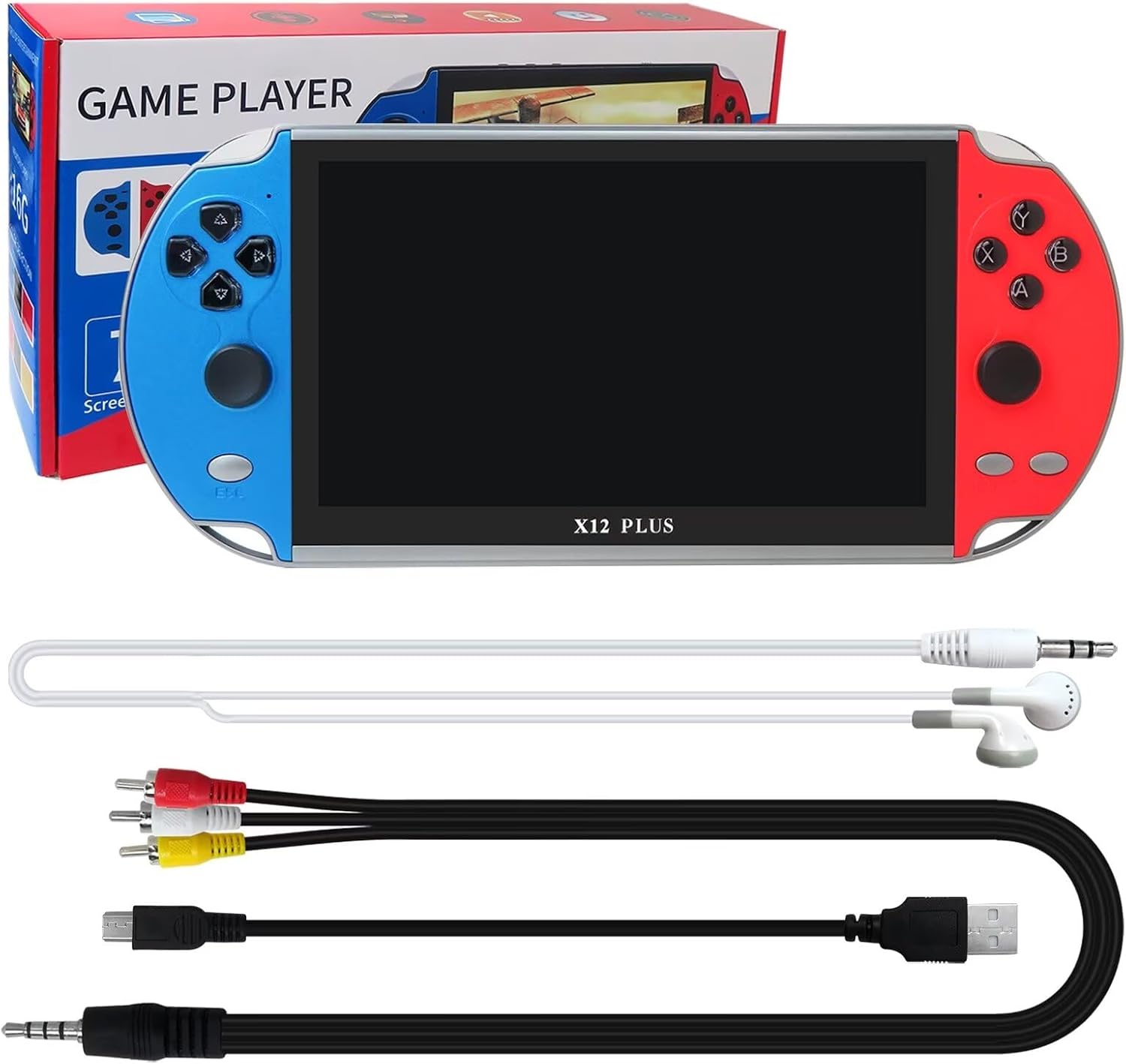 New 7" X12 Plus Handheld Game Console