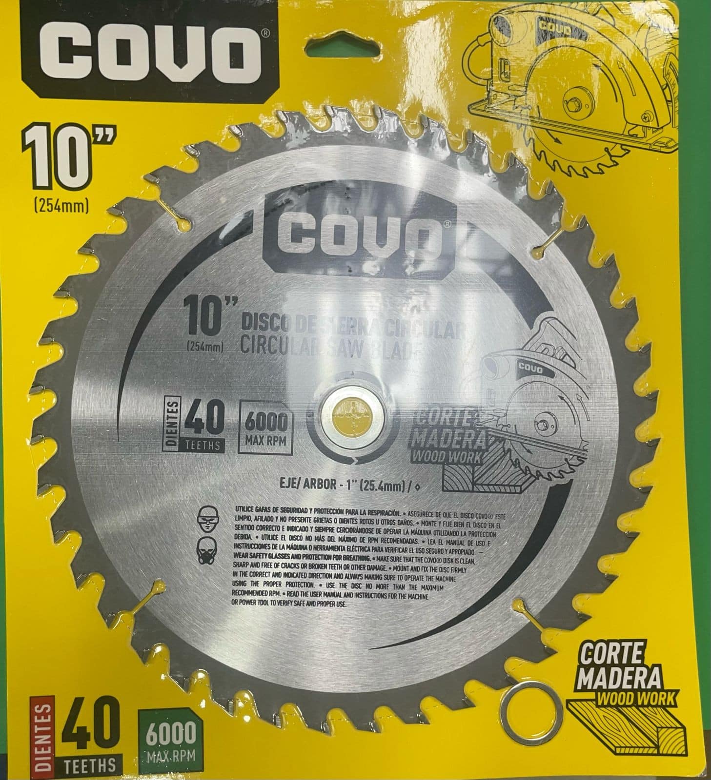 Blade Cir Saw 10" 40T COVO