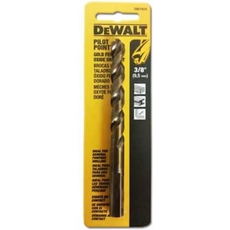 Bit Steel 3/8" Pilot Point DEWALT DW1924