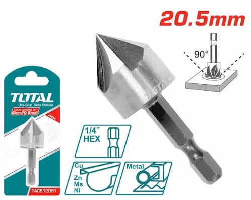 Bit Wood 3/4" Countersink TOTAL TAC812051