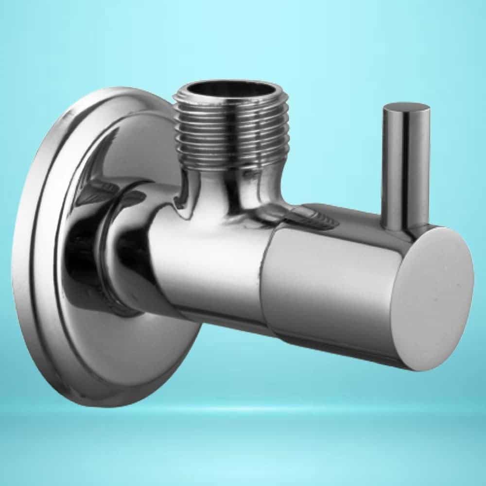 Angle Valve 1/2" x 1/2" x 1/4" Turn Aqua Plus AQP23226